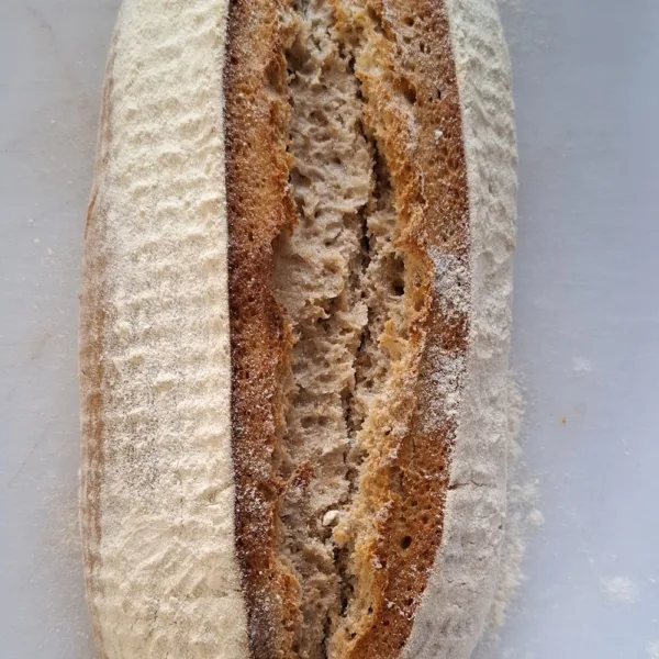 White Rye Sourdough Bloomer