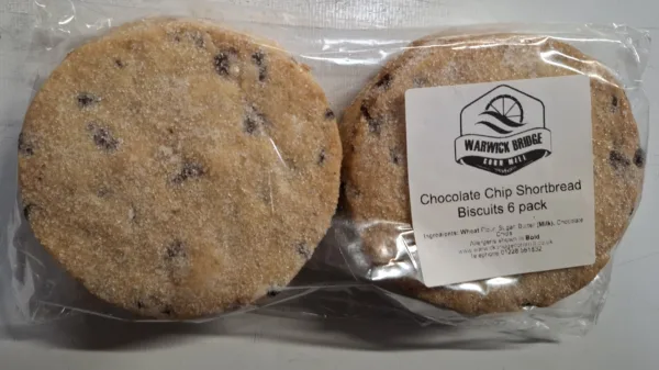 Chocolate Chip Shortbread 6 Pack