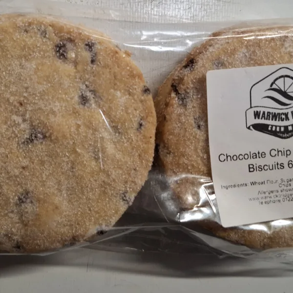 Chocolate Chip Shortbread 6 Pack
